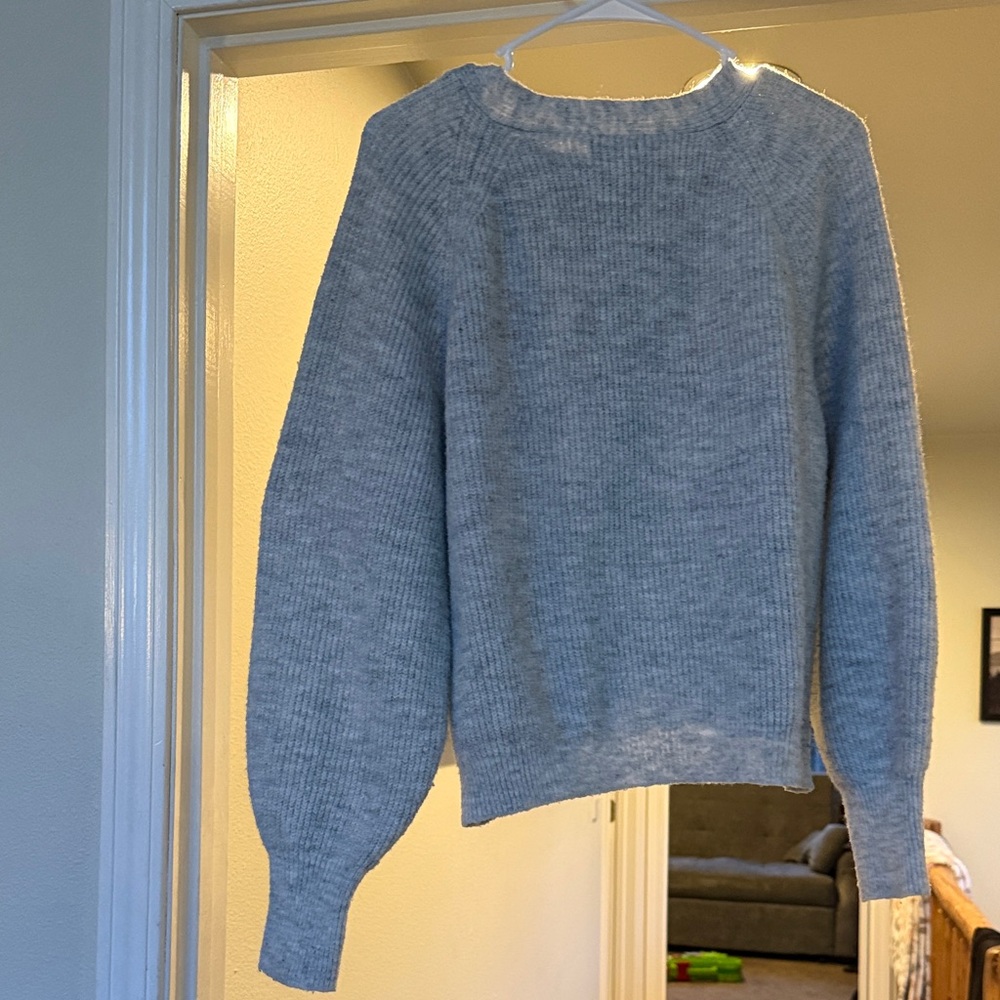 wild fable Light Gray Ribbed Button-Front Cardigan - Picture 4 of 4
